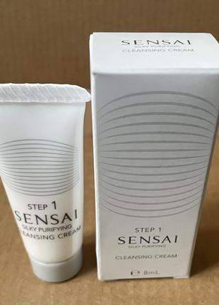 Sensai silky purifying cleansing cream очищающий крем 8ml