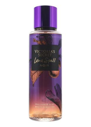 Victoria's secret love spell noir парфюмированный спрей для тела оригинал духи сандал1 фото
