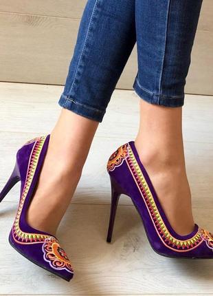 Туфли фиолетовый