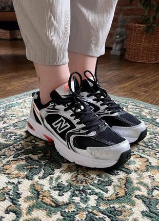 Кросівки new balance 530 black silver orange