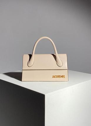 Женская сумка jacquemus le chiquito beige
