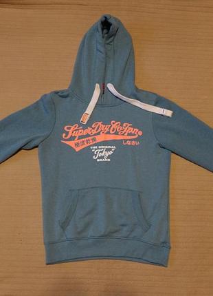 Хорошенький худи серого цвета superdry великобритания  m.