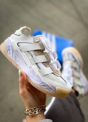 Кроссовки adidas niteball white2 фото