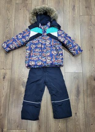 Зимовий комплект (штанці плюс курточка) розмір 981 фото