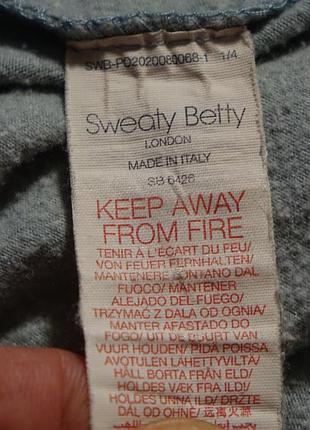 Мягенький фирменный худи холодного голубого цвета sweaty betty великобритания xl.6 фото