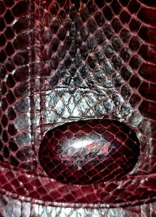 Клатч сумка винтаж зі змеї рептилії6 фото