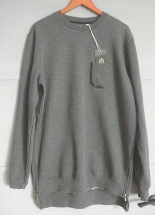 Качественный свитшот. тёплое худи.  стильная толстовка. реглан. свитер.