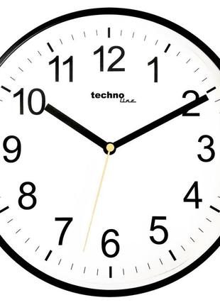 Часы настенные technoline wt630 white/black (wt630)