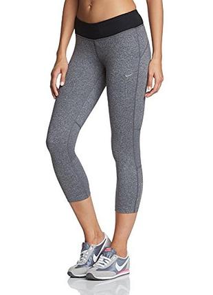 Женские капри для спорта фитнеса зала nike dri-fit