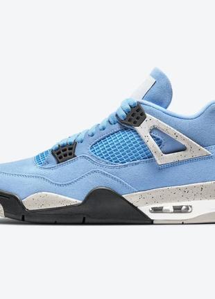 Кроссовки air jordan 4 retro 'university blue'