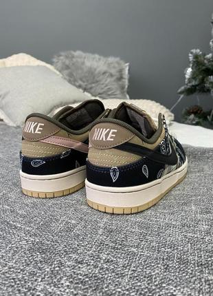 Кроссовки, кеды nike high-waisted sb dunk low DETAILS scott4 фото