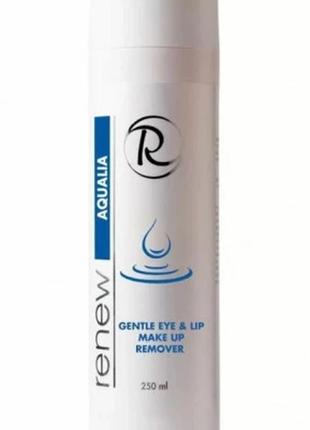 Средство для демакияжа renew aqualia gentle eye & lip make-up remover 250 мл