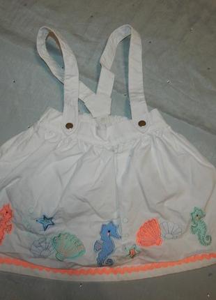 Сарафан на малышку шикарный летний модный 12-18 мес 1-1,5 года