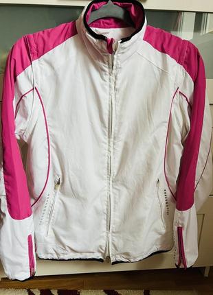 Белая олимпийка трансформер 2 в 1 жилетка body style tcm