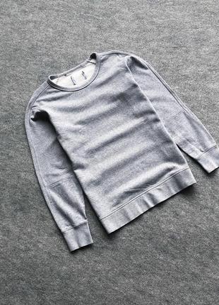 Базовый свитшот adidas originals non logo sweatshirt grey2 фото