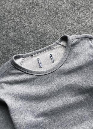 Базовый свитшот adidas originals non logo sweatshirt grey3 фото
