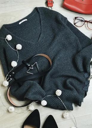 Кофта с переплетами