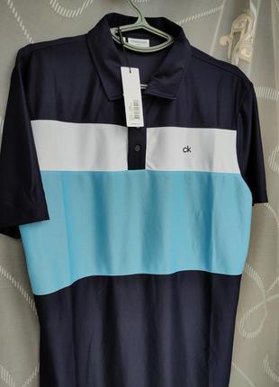 Футболка calvin klein golf l чоловіча футболка polo calvin klein ck