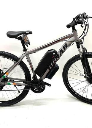 Электровелосипед горный cubic-bike konar 29" серый алюминиевый 500w 48v 13ah lg