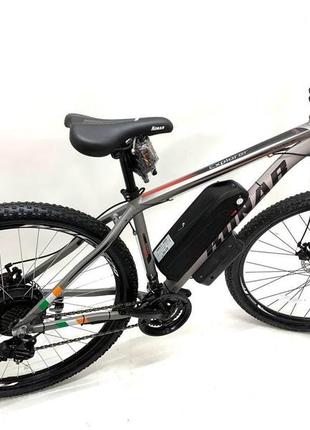 Електровелосипед гірський cubic-bike konar 29" сірий алюмінієвий 500 w 48 v 13ah lg3 фото