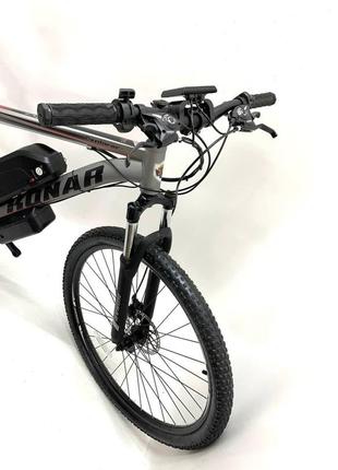 Електровелосипед гірський cubic-bike konar 29" сірий алюмінієвий 500 w 48 v 13ah lg7 фото