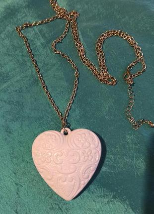 Цепочка с подвеской сердце