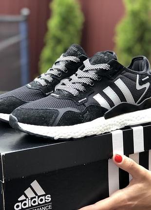 Adidas nite jogger boost 3m  кросівки жіночі
