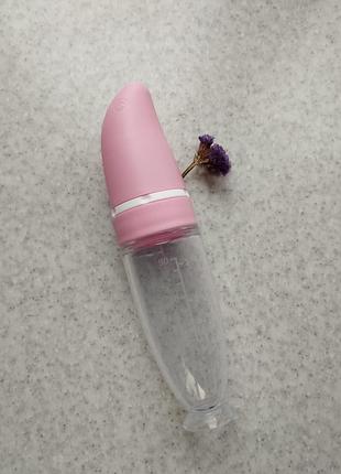 Силіконова ложка-бутилка