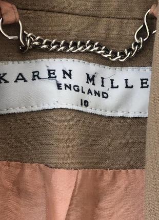 Жакет karen millen. шерсть. ( нюанс)(121-553)5 фото