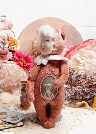Тедді-долл доллі маленька інтер'єрная ляльки3 фото