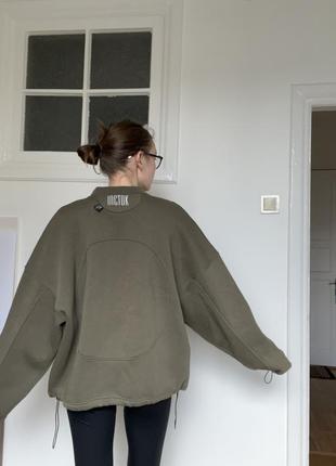 Oversize флиска свитшот шерпа