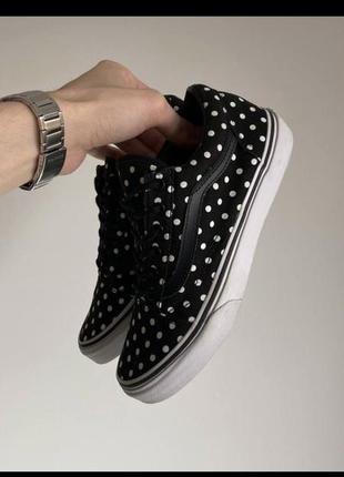 Оригінальні кеди в горошок vans old school