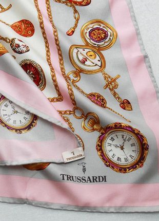 Шовкова хустка trussardi платок2 фото