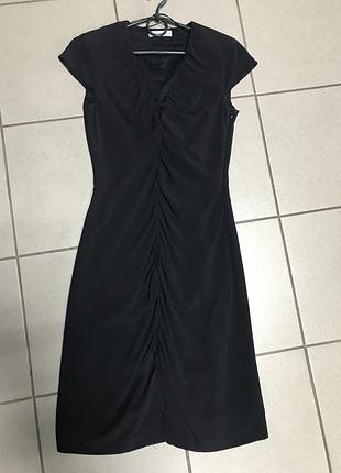 Платье шёлковое стильное модное дорогой бренд rene lezard размер xs