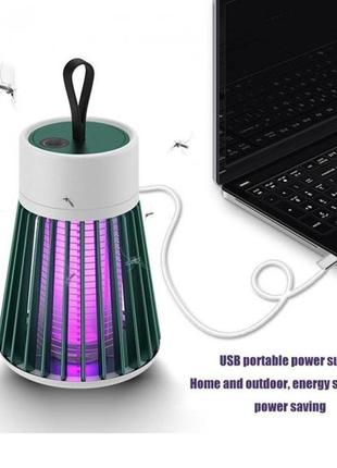 Уничтожитель насекомых для дома electronic shock mosquito killing lamp на аккумуляторе для похода на природу4 фото