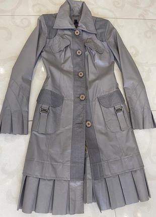 Шкіряне пальто rubis tуреччина розмір s