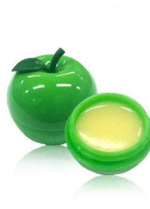 Бальзам для губ, зволоження губ, масло care&beauty lip butter green apple з ароматом зеленого яблука,10мл3 фото