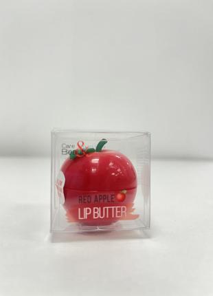 Бальзам для губ, зволоження губ, масло care&beauty lip butter green apple з ароматом зеленого яблука,10мл4 фото