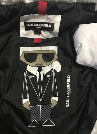 Куртка зимняя karl lagerfeld paris logo puffer jacket lwnmp101 оригинал6 фото