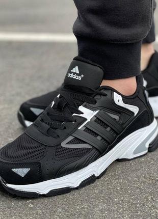 Мужские черно-белые кроссовки на весну adidas 🆕 кроссовки адидас4 фото