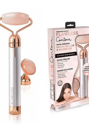 Електричний ролик-масажер для обличчя flawless contour