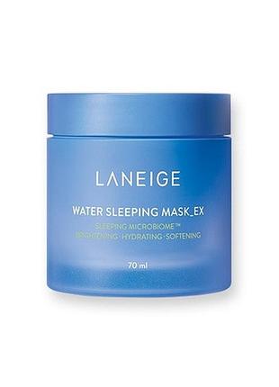 Зволожувальна нічна маска для обличчя з комплексом пробіотиків laneige water sleeping mask ex 70ml