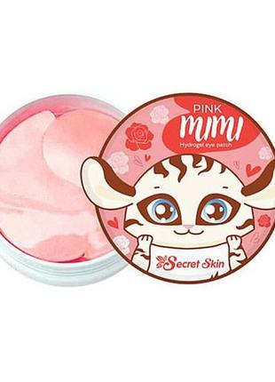 Гидрогелевые патчи для глаз с дамасской розой secret skin pink mimi hydrogel eye patch 60шт