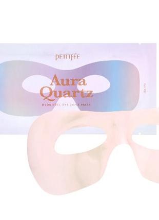 Гідрогелева маска для зони навколо очей з екстрактом перлів і лавандою petitfee aura herb hydrogel eye