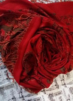 Шерстяний шарф(палантин) оригінал