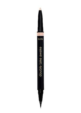 Tarte cosmetics double take awake micro liquid liner & brightener двухсторонняя подводка для глаз2 фото