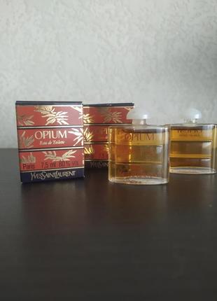 Парфюм,духи opium yves saint laurent,  (1977), оригинал, винтаж, редкость, миниатюра