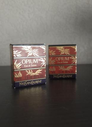 Парфюм,духи opium yves saint laurent,  (1977), оригинал, винтаж, редкость, миниатюра6 фото