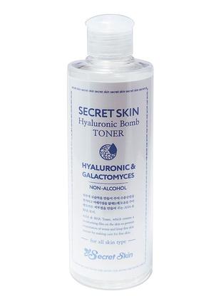 Гіалуроновий тонер для обличчя secret skin hyaluronic bomb toner 250ml1 фото