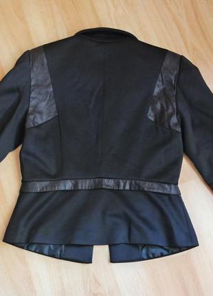 Пиджак-блейзер vero moda с тканевыми вставками с напылением5 фото